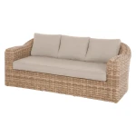 Sofa ogrodowa 3-osobowa Moorea - jasna