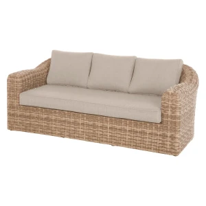 Sofa ogrodowa 3-osobowa Moorea - jasna