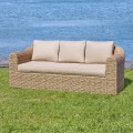 Sofa ogrodowa 3-osobowa Moorea - jasna
