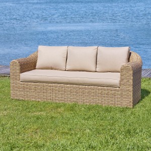 Sofa ogrodowa 3-osobowa Moorea - jasna