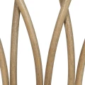 Drewniane krzesło z rattanem- naturalne | Ixia