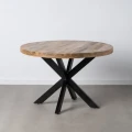 Okrągły stół 120 cm z drewna mango | Ixia