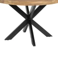 Okrągły stół 140 cm z drewna mango | Ixia