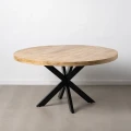 Okrągły stół 150 cm z drewna mango | Ixia