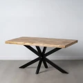 Prostokątny stół 160 cm z drewna mango | Ixia