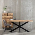 Prostokątny stół 180 cm z drewna mango | Ixia