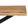 Prostokątny stół 240 cm z drewna mango | Ixia
