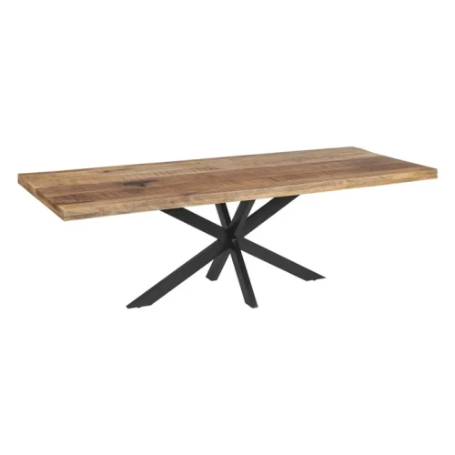Prostokątny stół 240 cm z drewna mango | Ixia