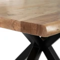Prostokątny stół 160 cm z drewna akacjowego | Ixia