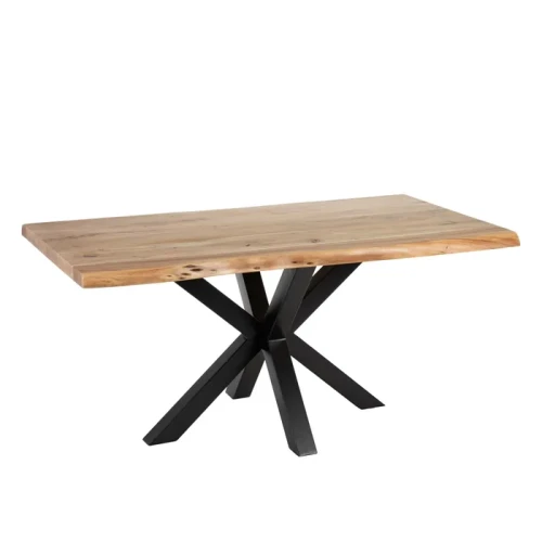 Prostokątny stół 160 cm z drewna akacjowego | Ixia