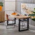 Prostokątny stół 160 cm z drewna mango | Ixia