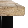 Prostokątny stół 160 cm z drewna mango | Ixia