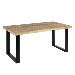 Prostokątny stół 160 cm z drewna mango | Ixia