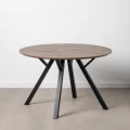 Okrągły stół 120 cm- czarne nogi  | Ixia
