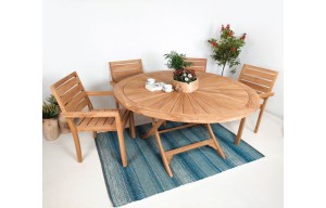 Stół ogrodowy  okrągły Matahari 150 cm