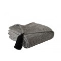 Narzuta 200x220 Carmen melanż-czarna