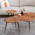Zestaw 3 stolików kawowych  | Ixia