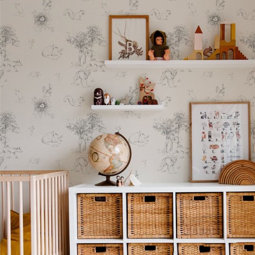 Tapeta Szkic Las W125 | Yoko Design