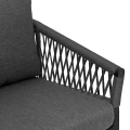 Dwuosobowa sofa Oriengo | Grafit