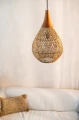 Lampa wisząca Woody okrągła II