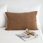 Poszewka w Jodełkę ORZECHOWA | MOYHA