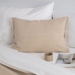 Poszewka w Jodełkę BEŻOWA | MOYHA