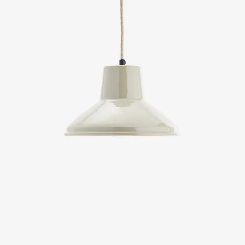Emaliowana lampa sufitowa- Taupe | Madam Stoltz