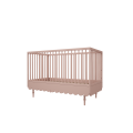 Łóżeczko 70x140 Babushka z opcją tapczanika różowe