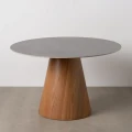 Okrągły stół 120 cm- czarny blat 