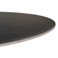 Okrągły stół 120 cm- czarny blat 