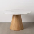 Okrągły stół 120 cm- biały blat