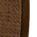 Krzesło z drewna i rattanu-brązowe