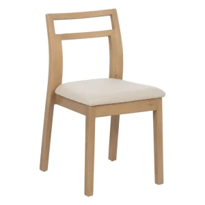 Krzesło z drewna kauczukowego