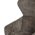 Obrotowy fotel szara tkanina