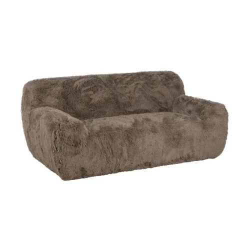 Sofa 2 osobowa- brązowa