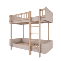 Łóżko piętrowe - moduł górny 90 x 200 Basic - kaszmir