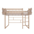Łóżko piętrowe - moduł górny 90 x 200 Basic - kaszmir