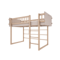 Łóżko piętrowe - moduł górny 90 x 200 Basic - kaszmir