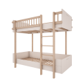 Łóżko piętrowe - moduł górny 90 x 200 Basic - biały