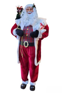 Mikołaj gigant 180cm z misiem tańczący, grający