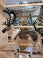 Renifer stojący duży futerko 134cm