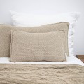 Poszewka ozdobna 60x40 BEŻOWA | MOYHA