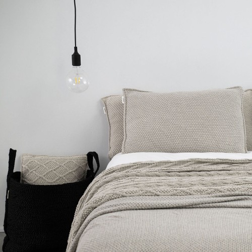 Poszewka ozdobna 70x50 PIASKOWA | MOYHA