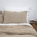 Poszewka ozdobna 70x50 BEŻOWA | MOYHA