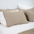 Poszewka ozdobna 70x50 BEŻOWA | MOYHA