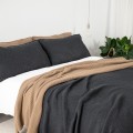 Narzuta LENIWY PORANEK GRAFITOWA | MOYHA 