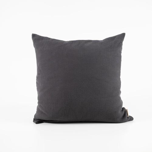 Poszewka bawełniana ANTRACYTOWA | MOYHA