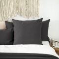 Poszewka bawełniana ANTRACYTOWA | MOYHA