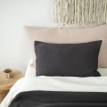 Poszewka bawełniana ANTRACYTOWA | MOYHA