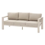 Sofa ogrodowa 3-osobowa Evasion - owsiana | Hesperide